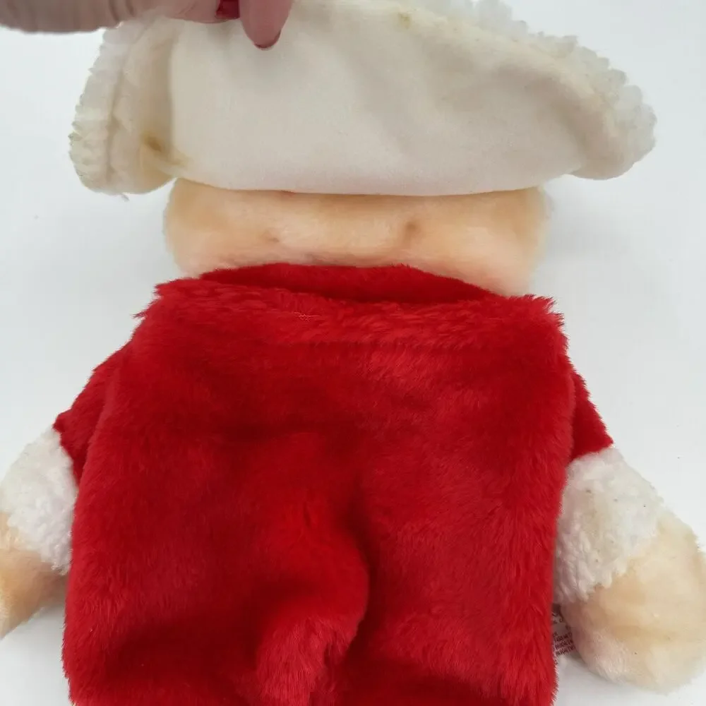 3D Santa Stocking Vintage 1988 Made by Fairview Christmas Decor